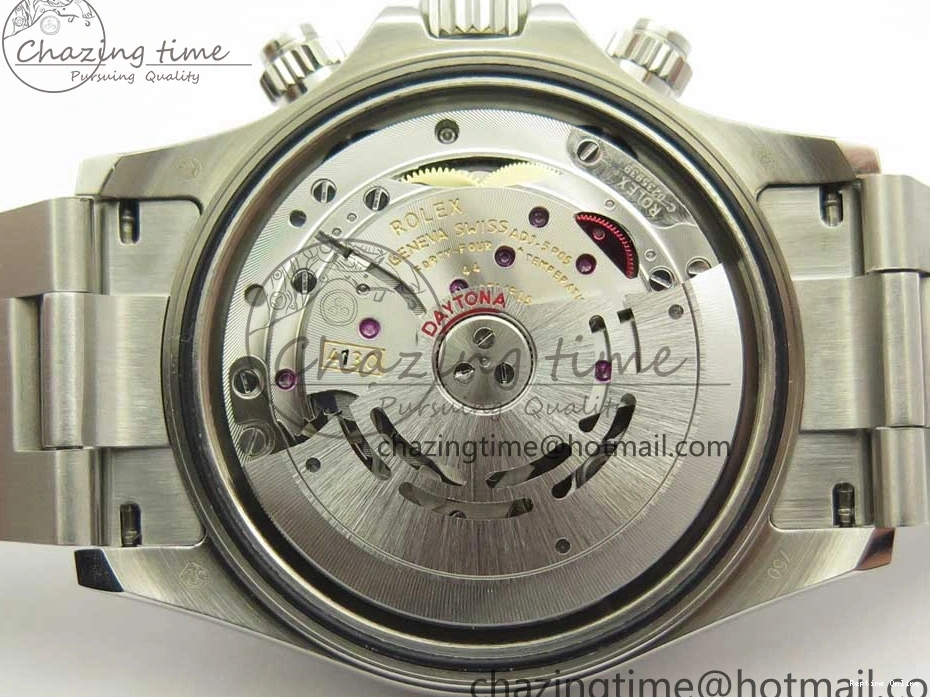 0107 Daytona 116500 JHF Best Edition Ceramic Bezel White Dial Black Red on SS Bracelet A Elegant 3266